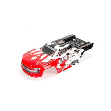 Arrma Kraton 4x4 BLX Painted Decaled Body Red (Z-AR402215)