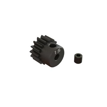 Arrma 15T 0.8Mod 1/8" Bore CNC Steel Pinion Gear (Z-ARA311077)