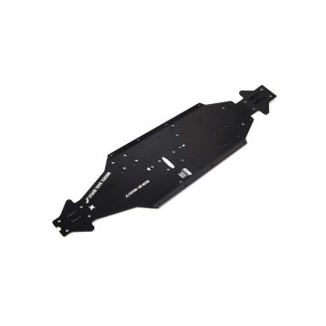 Arrma Aluminum Chassis CNC 7075 T6 XLWB Black (Z-ARA320610)