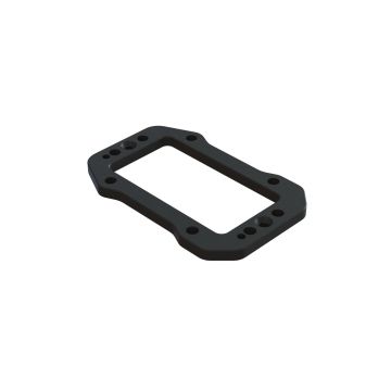 Arrma Aluminum Servo Mount Plate Black (Z-ARA320649)