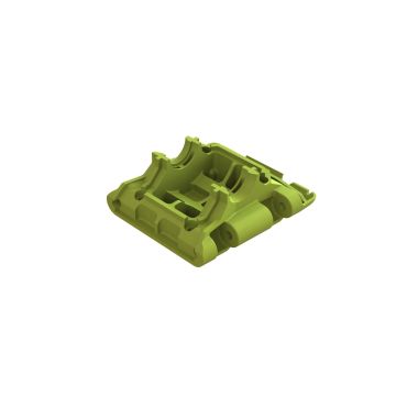 Arrma Rear Lower Skid/Gearbox Mount (1pc) - Fluoro Yel (Z-ARA320774)