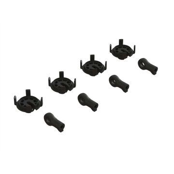 Arrma Shock Rod End & Spring Perch Set (4 Shocks) (Z-ARA330569)
