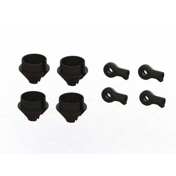 Arrma HD Shock Rod End and Spring Cup Set (2 Pairs) (Z-ARA330608)