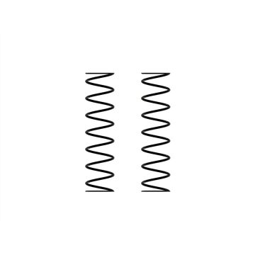 Arrma Shock Springs: 130mm 2.51N/mm (14.33lb/in)(2) (Z-ARA330620)