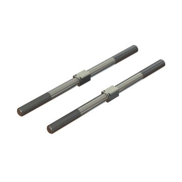 Arrma Steel Turnbuckle M7x130mm Silver (2) (Z-ARA330746)