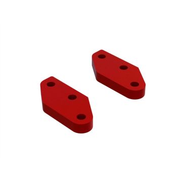 Arrma Aluminum Steering Plate A (Red) (2) (Z-ARA340158)