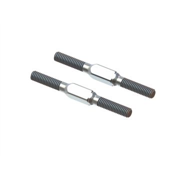 Arrma Steel Turnbuckle M4x45mm Silver (2) (Z-ARA340176)