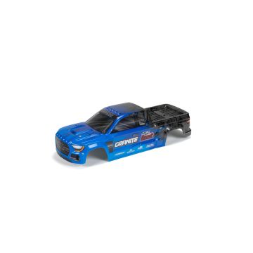 Arrma 1/10 GRANITE 4X2 Painted Decaled Trimmed Body Blue/Black (Z-ARA402344)