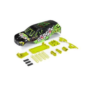 Arrma GORGON Painted Decaled Body Set (T1 Fluoro Yel) (Z-ARA402349)