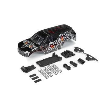 Arrma GORGON Painted Decaled Body Set (T4 Gun metal) (Z-ARA402353)