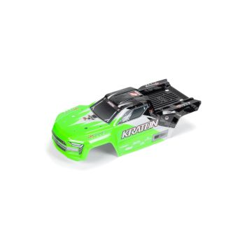 Arrma Kraton 4x4 BLX Painted Decaled Trimmed Body (Green/Black) (Z-ARA402359)