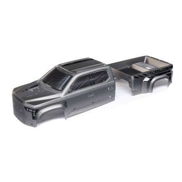 Arrma BIG ROCK 6S BLX Painted Decaled Trimmed Body, Gunmetal (Z-ARA411026)