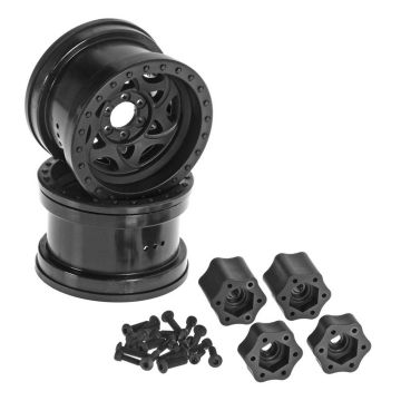 Axial 2.2 Walker Evans Wheels Black (2) (Z-AX31118)