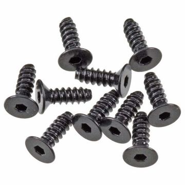Axial Hex Sckt Tapping Flat Hd M2.6x8mm Blk(10) (Z-AXA0413)