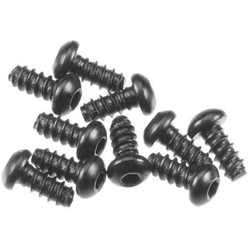 Axial Hex Socket Tapping Button Hd M2.6x6mm Blk (10) (Z-AXA0422)