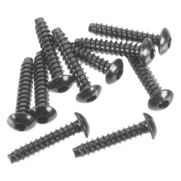 Axial Hex Socket Tapping Button Head M3x15mm Blk(10) (Z-AXA0437)