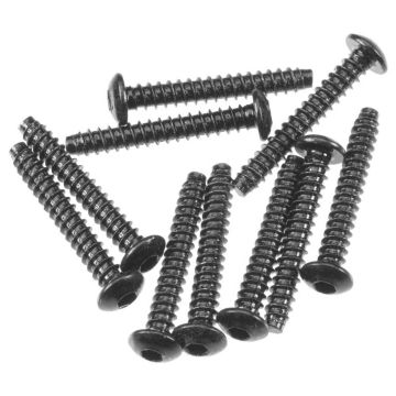 Axial Hex Sckt Tapping Button Hd M3x20mm Blk (10) (Z-AXA0439)