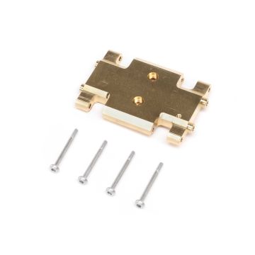 Axial Chassis Skid Plate, Brass: AX24 (Z-AXI301002)