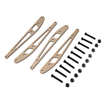 Axial Lower Link Plate Rear (4)  RBX10 (Z-AXI334000)