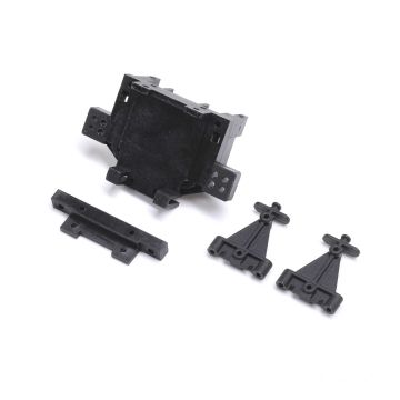 Losi Rear Bulkhead, Toe Block, Link Mount: Mini JRX2 (Z-LOS211028)