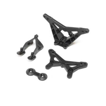 Losi FR/RR Shock Tower Wing Stay: Mini-B (Z-LOS214012)