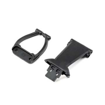 Losi FR Bmpr/Skid Plte&Suppport:RR (Z-LOS231021)