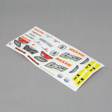 Losi Flrsnt YellowDecalSheet:Rock Rey (Z-LOS239001)