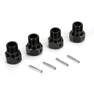 Losi Wheel Hex Black & Pin (4): MTXL (Z-LOS252050)