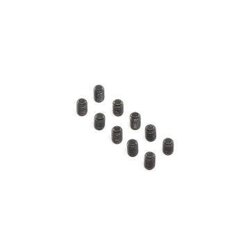 Losi Set Screws, Stl, BO, Flat Point, M4 x 6mm (10) (Z-LOS255021)