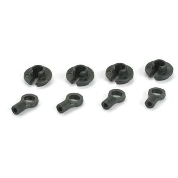 Losi Shock Ends & Cups (4) (Z-LOSA5079)
