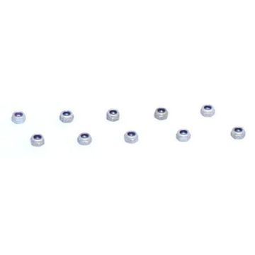 Losi 4-40 Aluminum Mini-Nuts (10) (Z-LOSA6306)