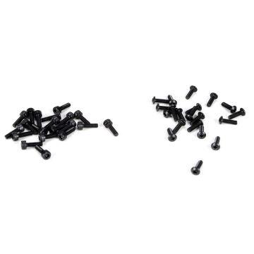 Losi WheelScrewSet,3x10mm BH&Cap(20ea):5IVE-T,MINI WRC (Z-LOSB6450)