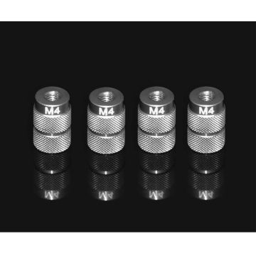 Arrowmax 4MM & 3/32" Ally Nuts-1/10 Set-Up Sysytem (4) (AM170048)