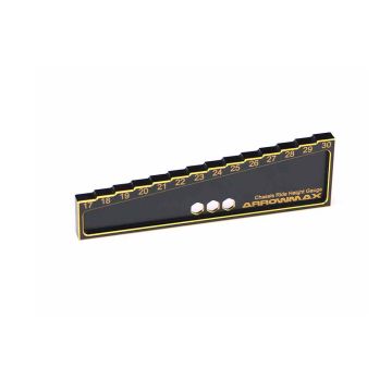 Arrowmax Chassis Ride Height Gauge 17-30mm 1/8 Off Blk gold (AM171014)