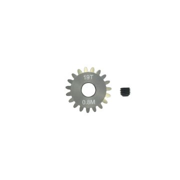 Arrowmax Pinion Gear 0.8mm (mod) - 19T (7075 Hard) (AM308019)
