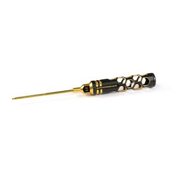 Arrowmax Ball Driver Hex Wrench 2.0x100mm Black Golden (AM420121BG)
