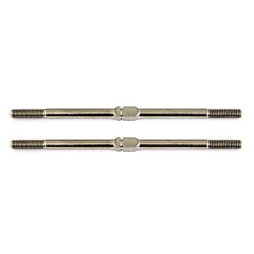 Team Associated FT Titanium Turnbuckles 3X67mm Silver (2) (AS1408)