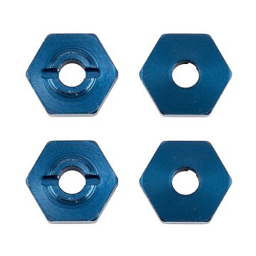 Team Associated Reflex 14B/14T FT Wheel Hexes Blue Alum. (4) (AS21562)