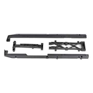 Team Associated SR7 FT Lower Chassis Brace Set Carbon (AS26075)