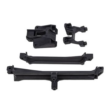 Team Associated SR7 FT Upper Chassis Brace Set Carbon (AS26076)