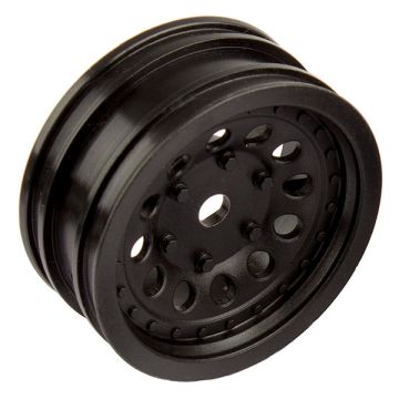 Team Associated CR12 Wheel Set (Black) (AS41052)