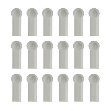 Team Associated RC10 White Ball Cups (AS6279)