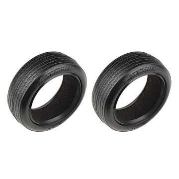 Team Associated DR10 Drag Front Tyres (Pr) (AS71075)