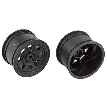 Team Associated SR10 Rear Wheels Black (AS71097)