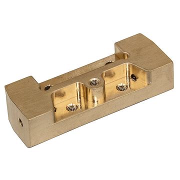 Team Associated DR10M FT Brass Arm Mount D, 50G (AS72091)