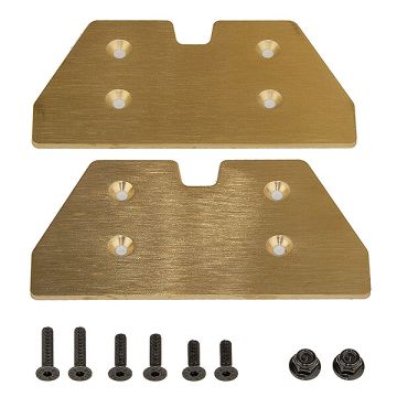 Team Associated DR10 FT Front Bumper Weights, 50G (AS72107)