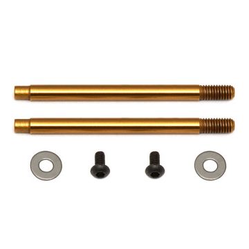 Team Associated 3X21mm Shock ShaFT V2 Tin For As91576 Body (2) (AS91615)