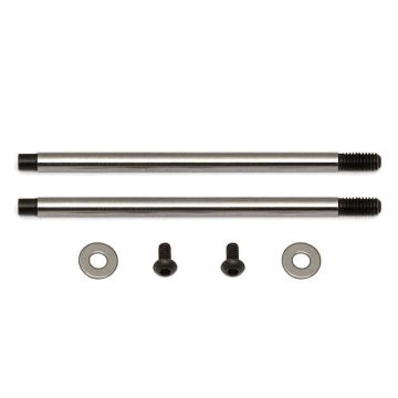 Team Associated 3X35mm Shock ShaFT V2 Chrome For As91579 Body (2) (AS91624)