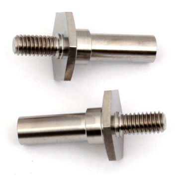 Team Associated B6/B6.1 Titanium Front Axles (AS91683)