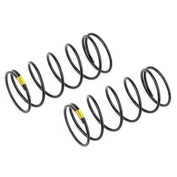 Team Associated 13mm Front Shock Springs Yellow 3.8Lb/In, L44, 6.5T, 1.2D (AS91943)
